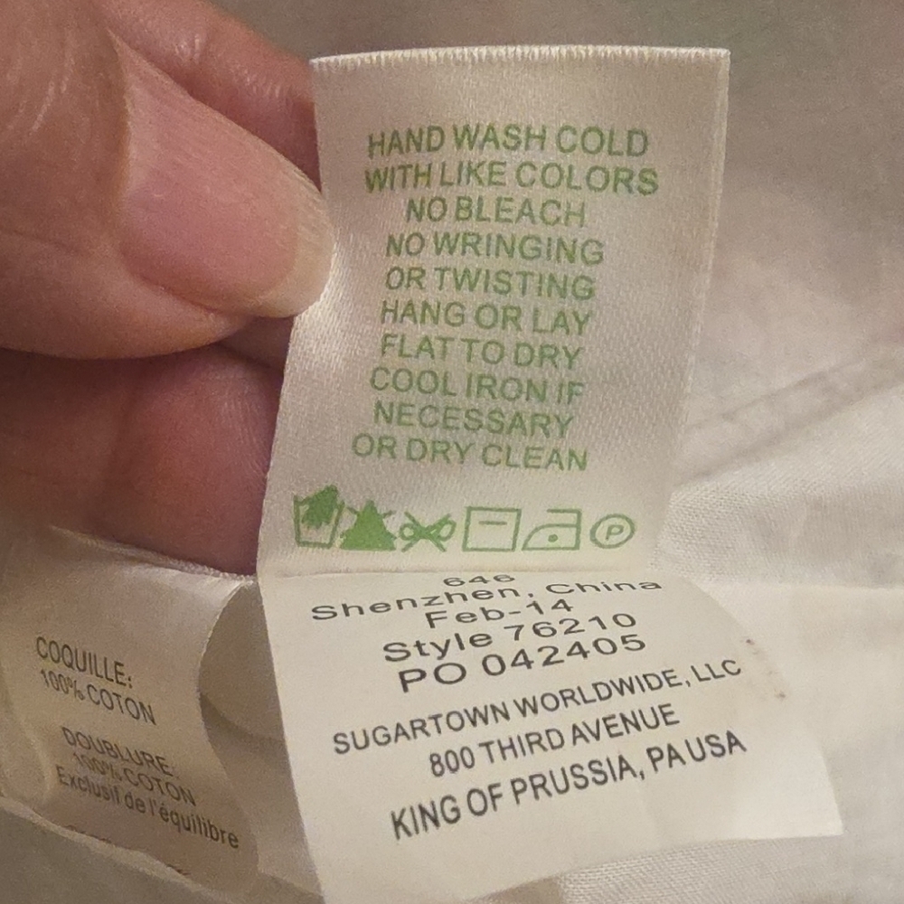 Lilly Pulitzer Cotton  White Strapless Dress with Pink & Green Floral Print 2 - Picture 16 of 16